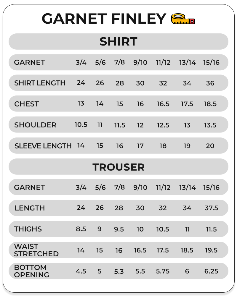 Size Chart Image