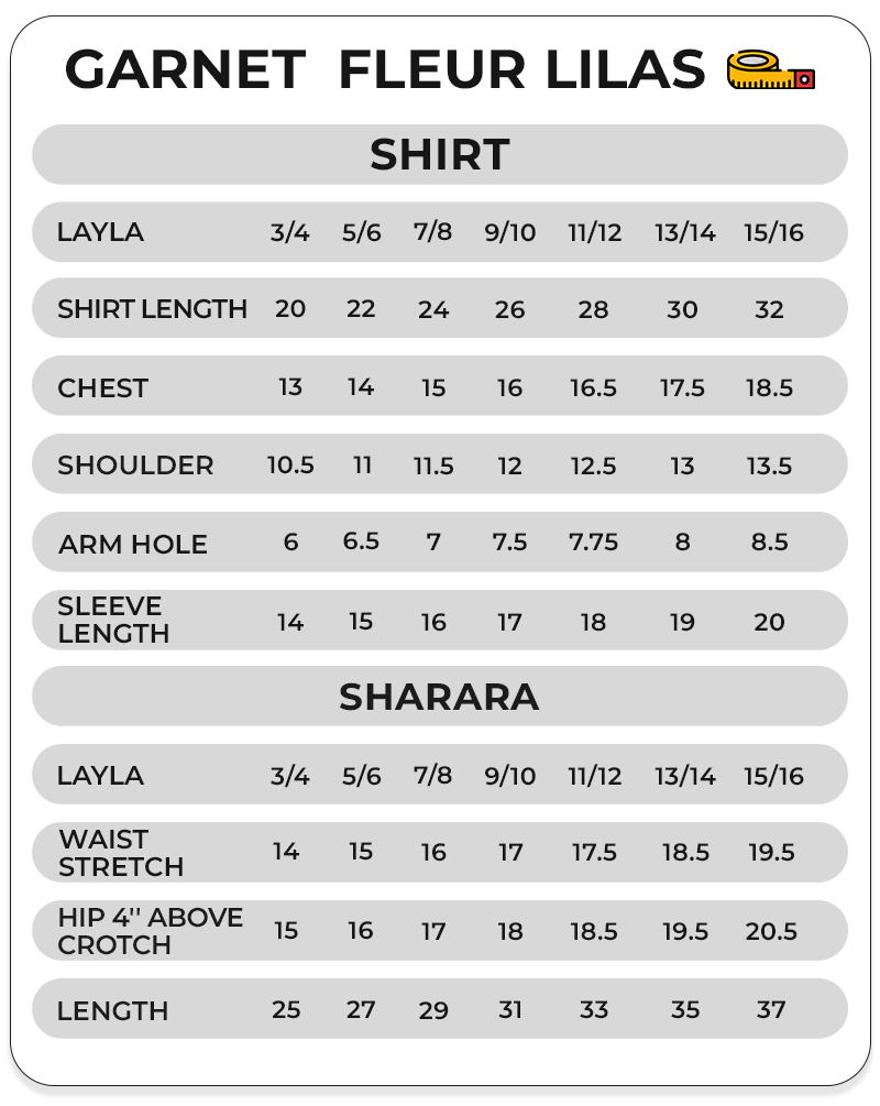 Size Chart Image