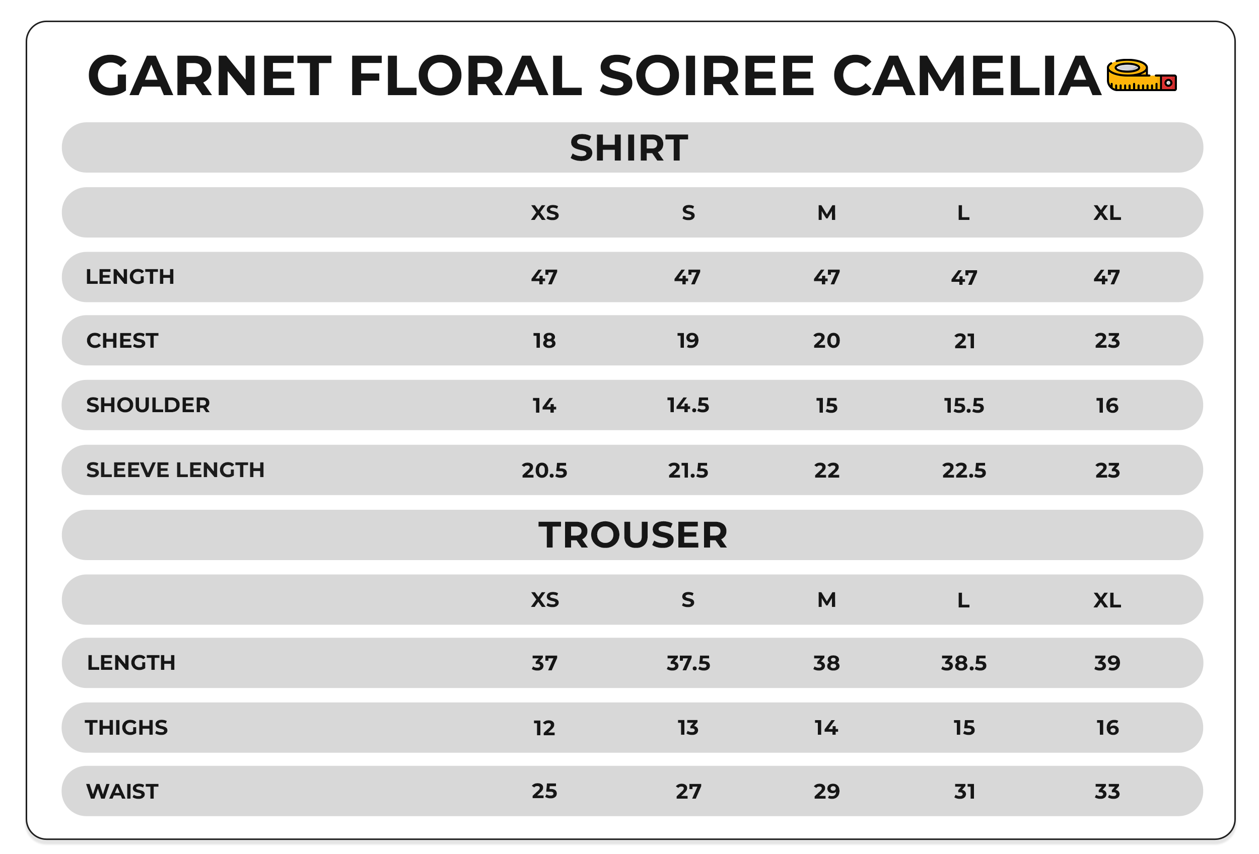 Size Chart Image