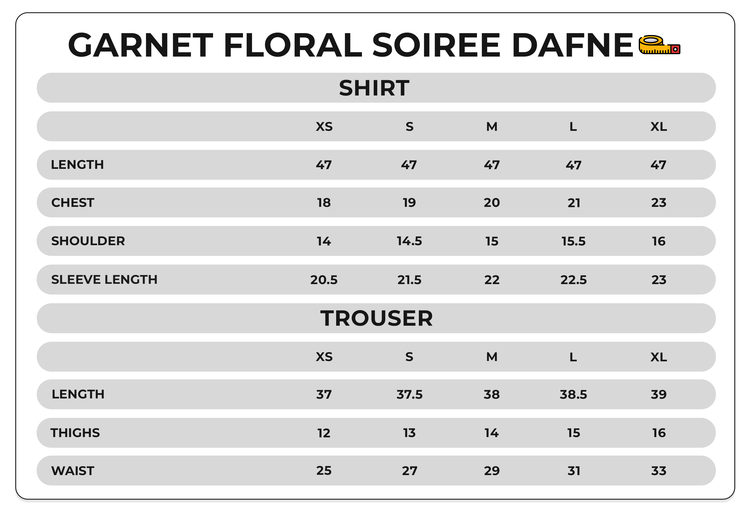 Size Chart Image