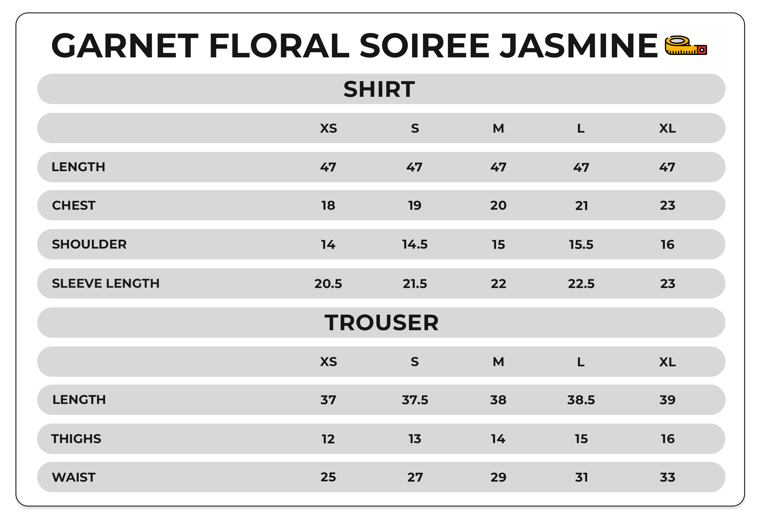 Size Chart Image