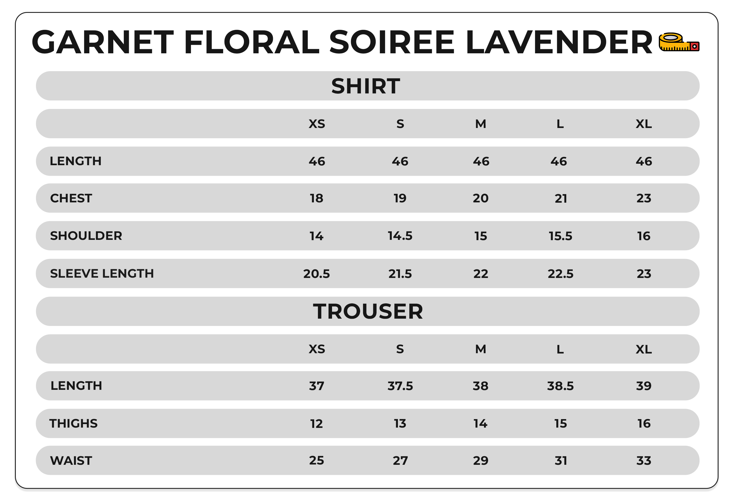 Size Chart Image