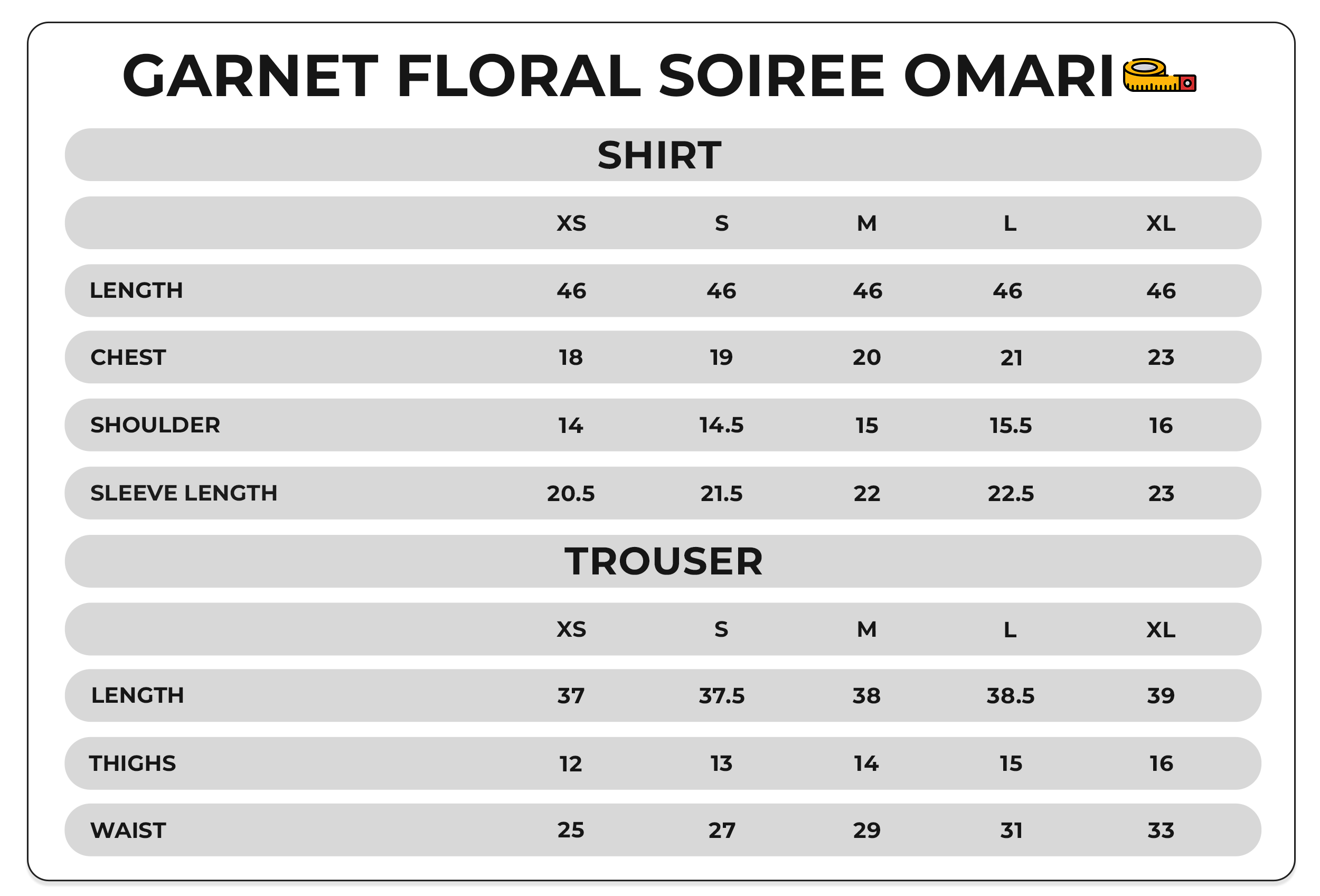 Size Chart Image