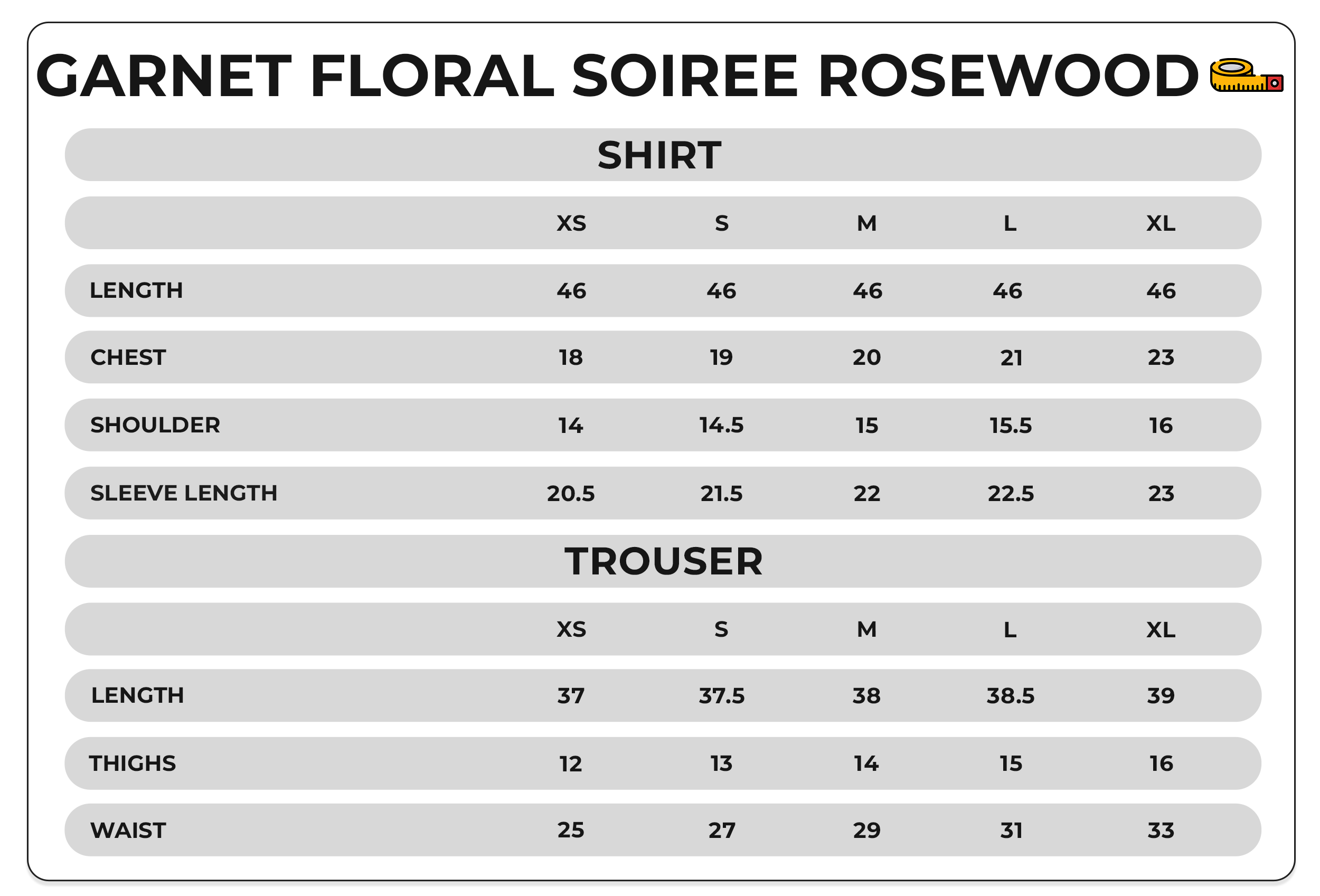 Size Chart Image