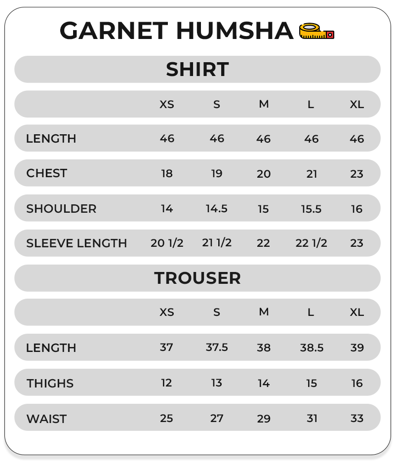 Size Chart Image