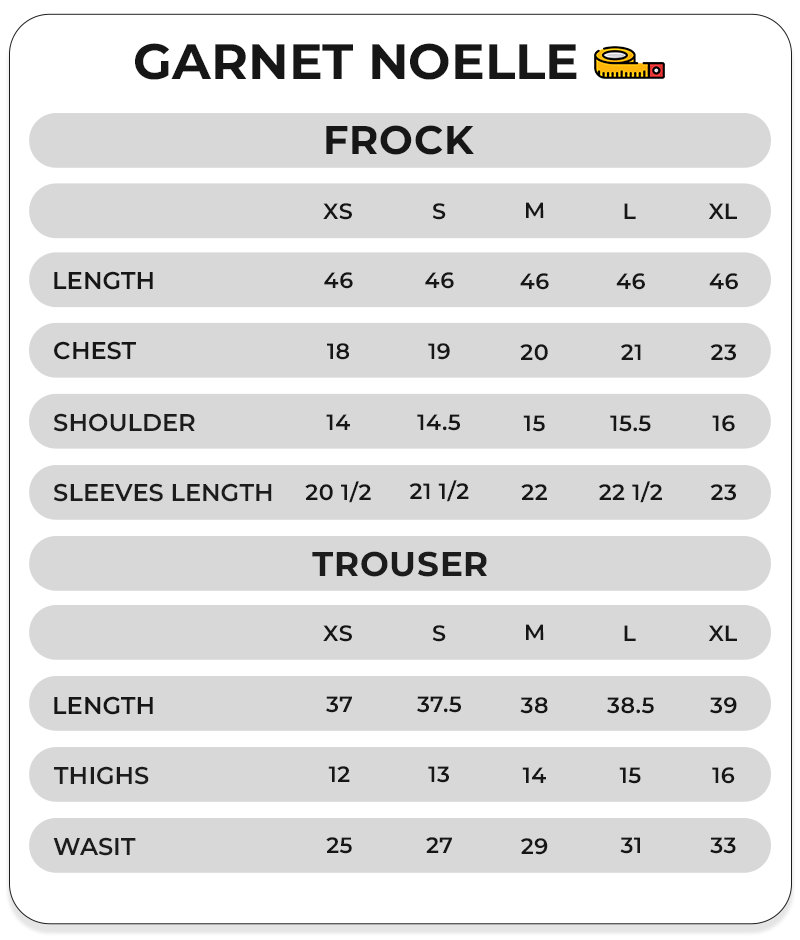 Size Chart Image