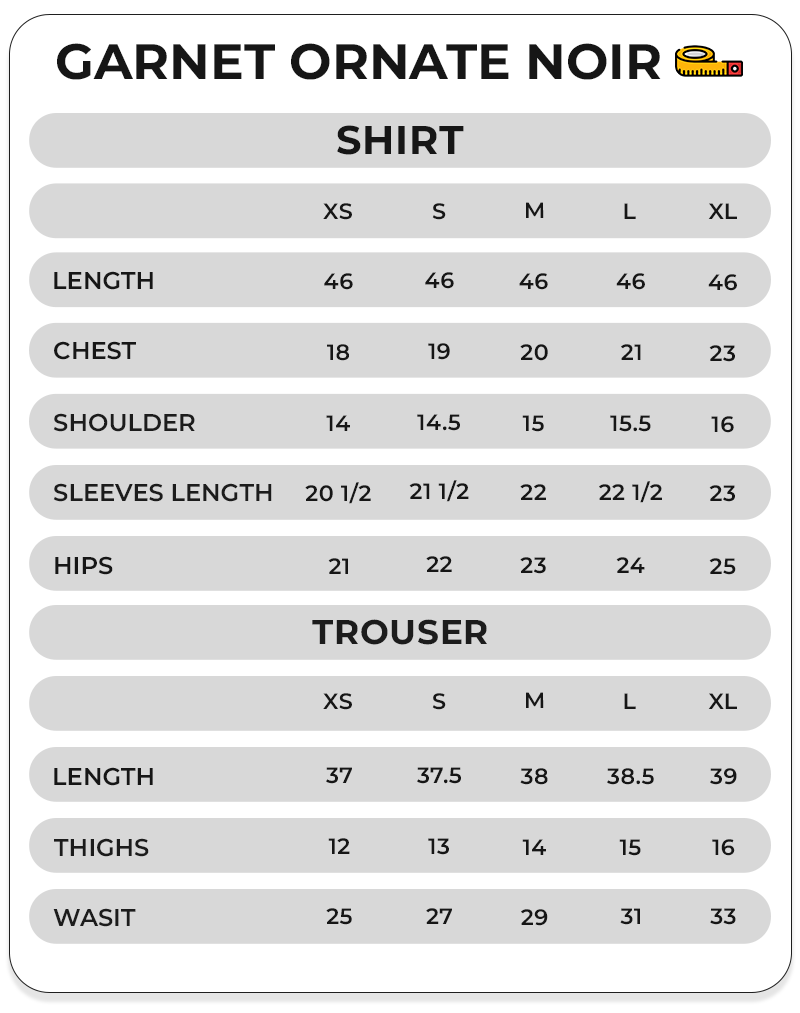 Size Chart Image