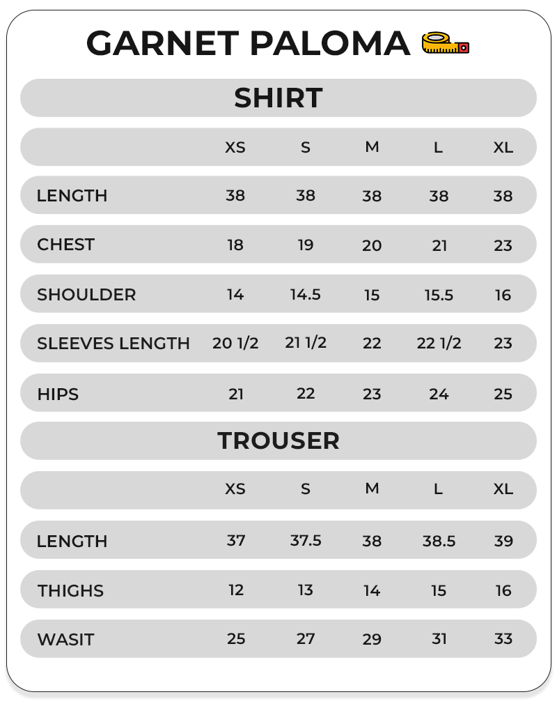 Size Chart Image