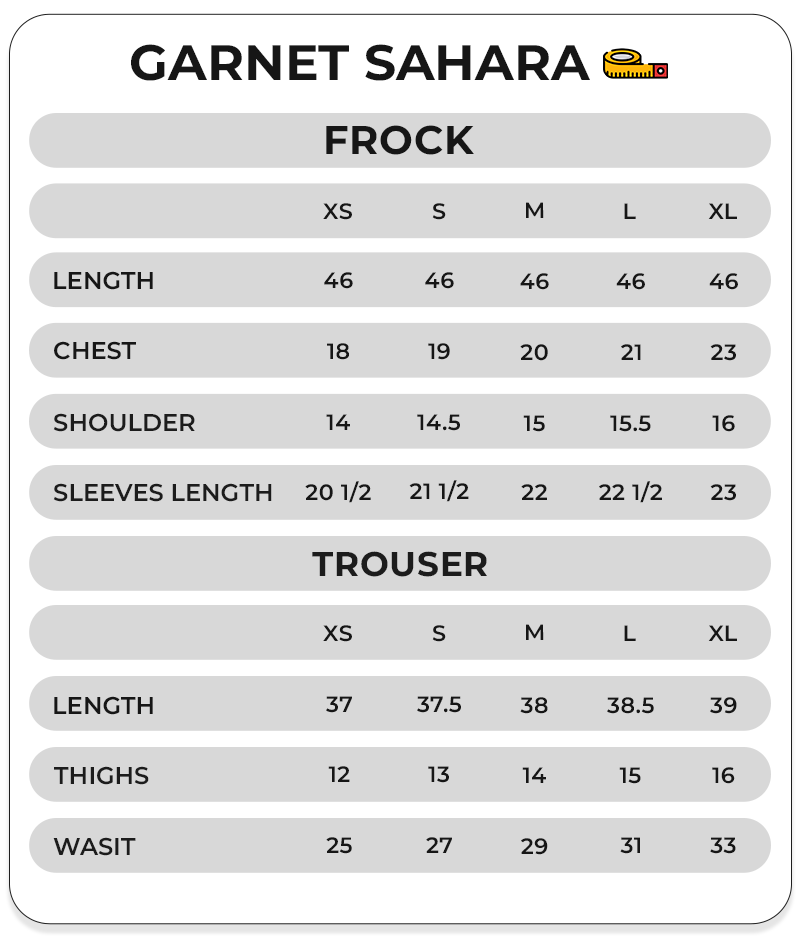 Size Chart Image