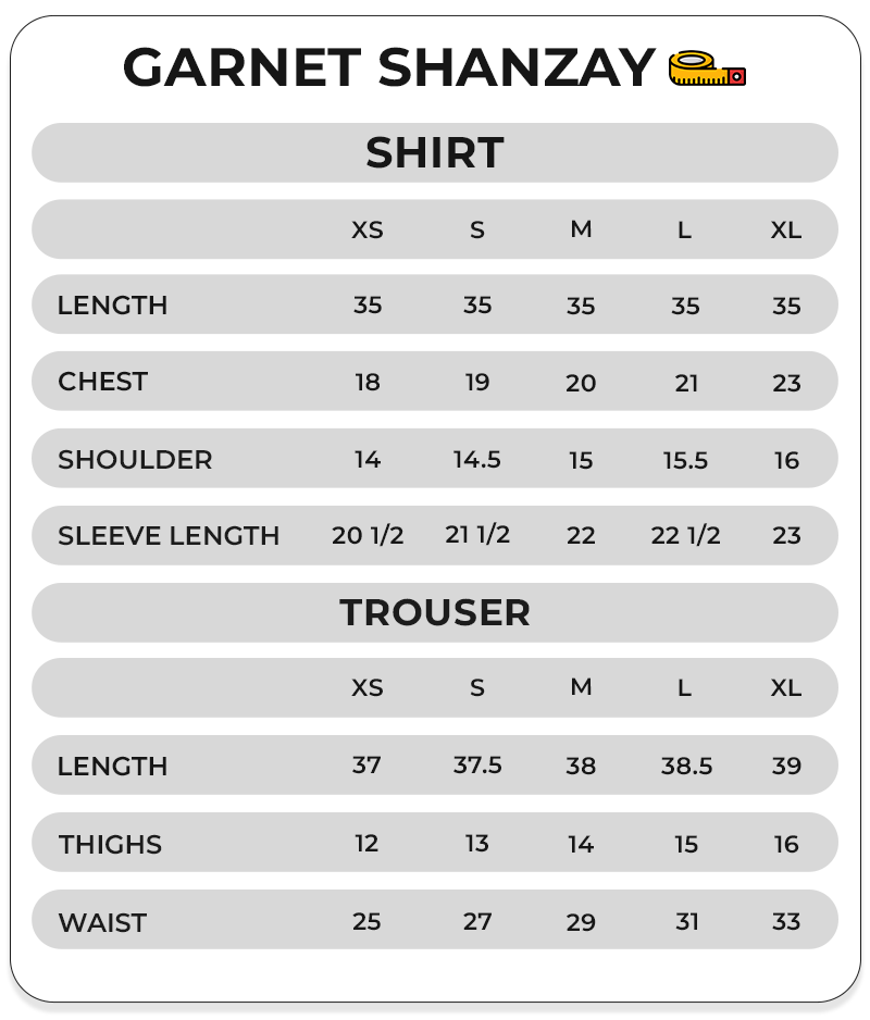 Size Chart Image