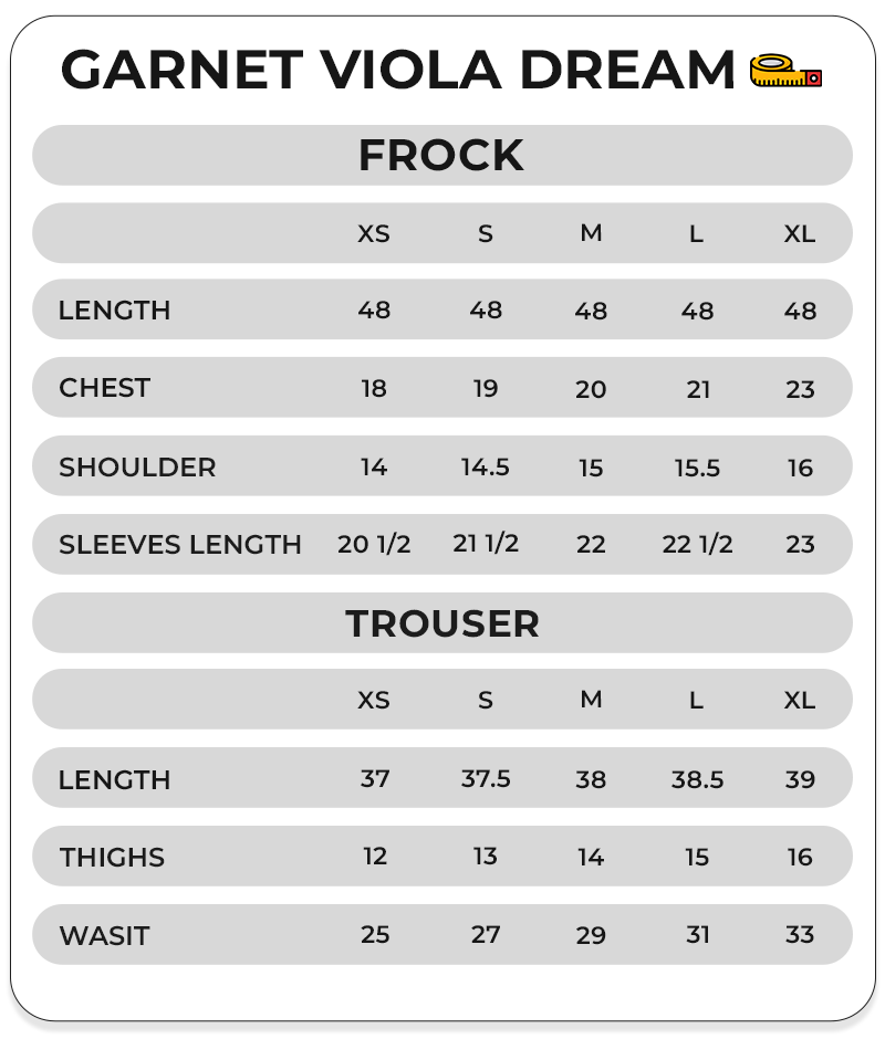 Size Chart Image