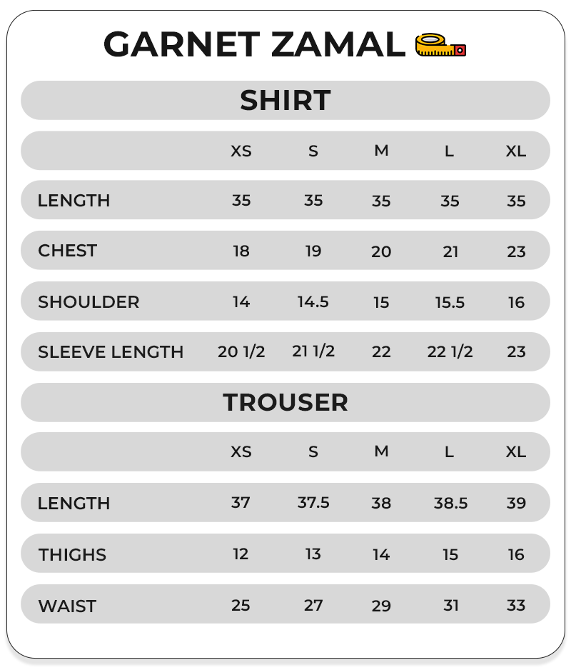 Size Chart Image