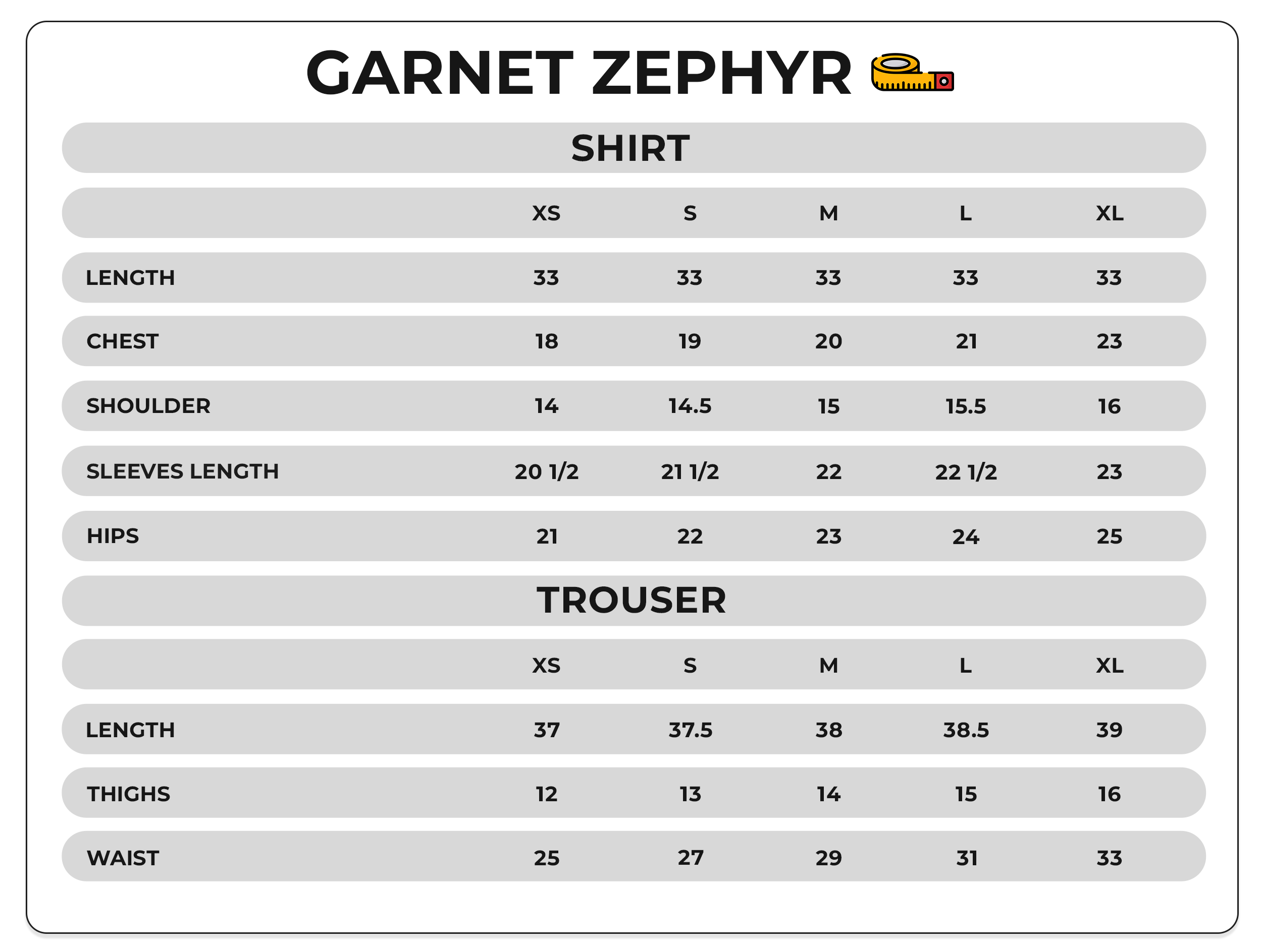 Size Chart Image