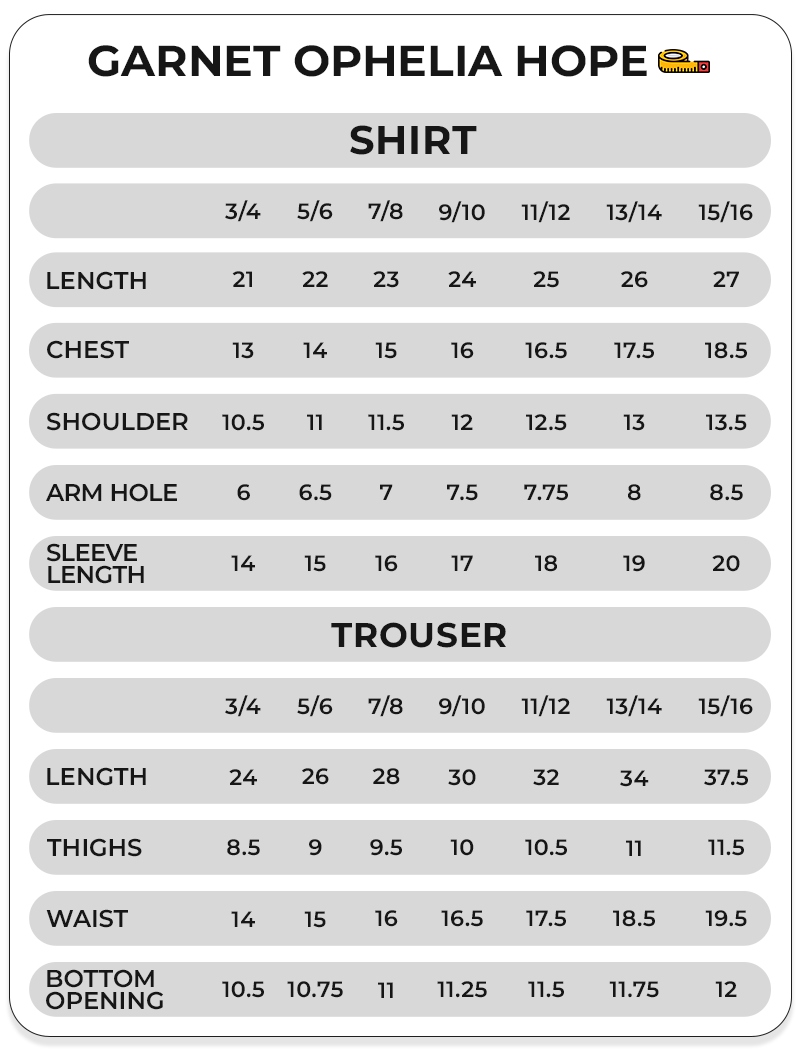 Size Chart Image