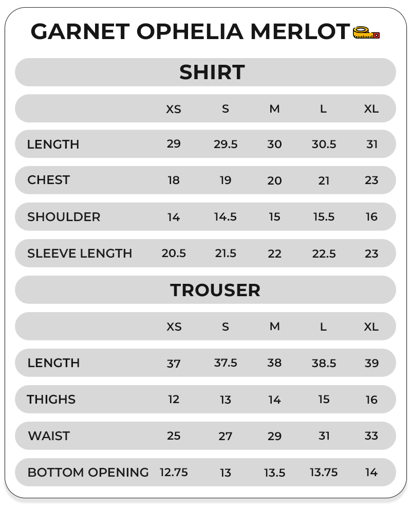 Size Chart Image