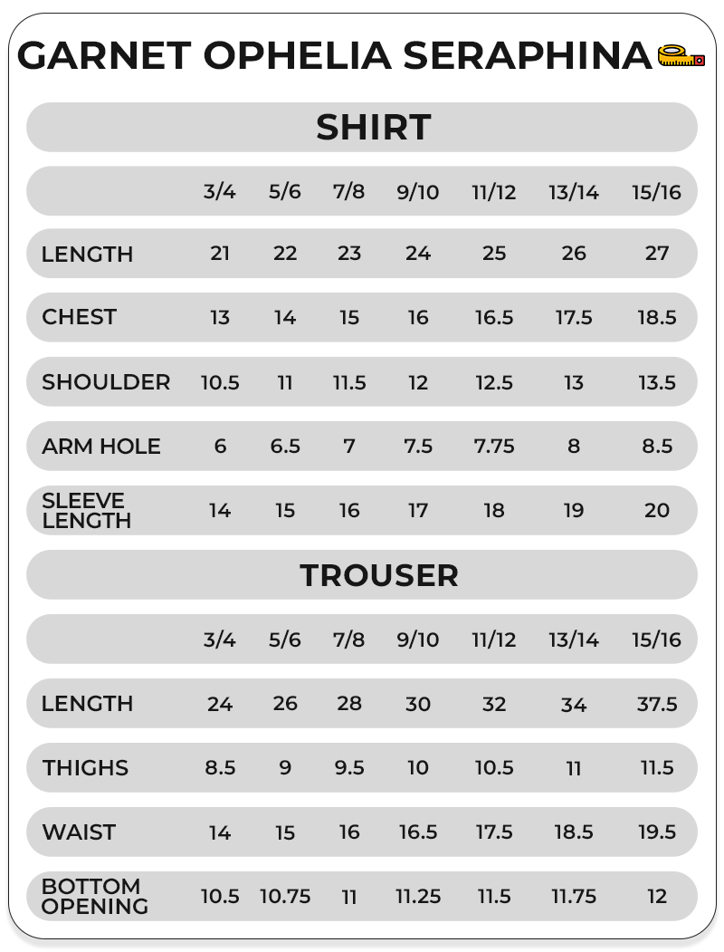 Size Chart Image