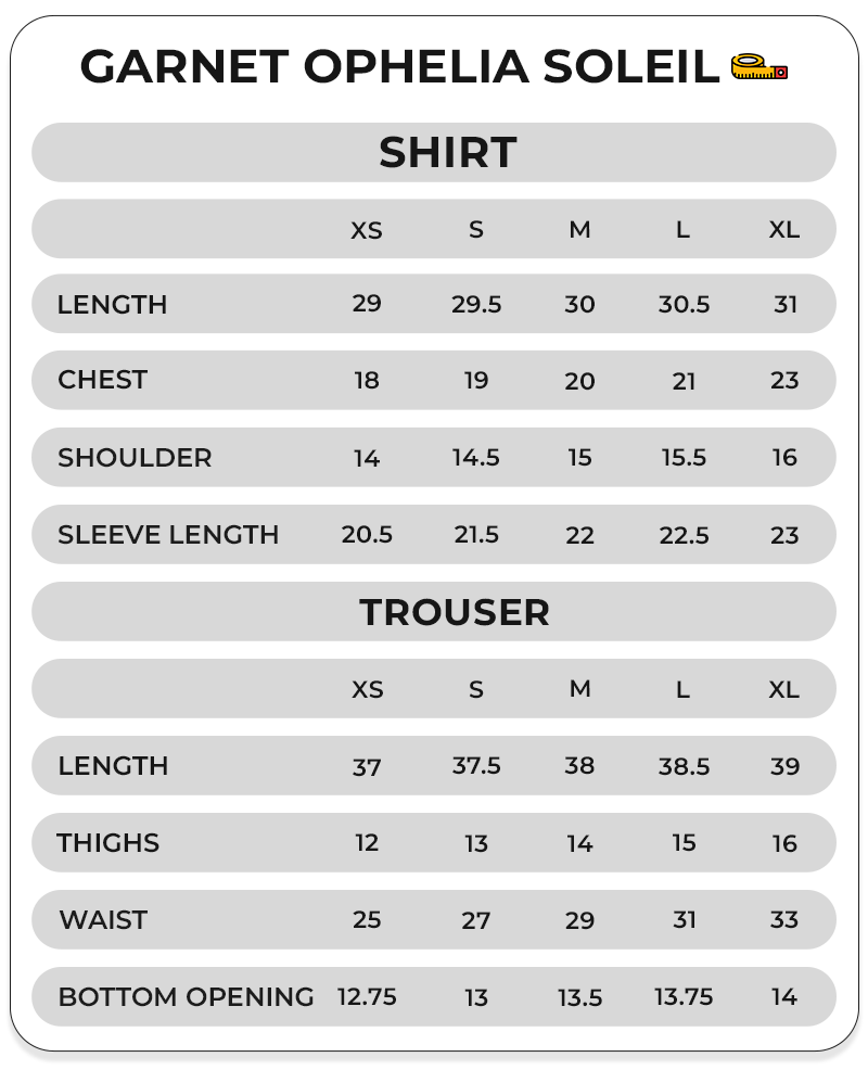 Size Chart Image