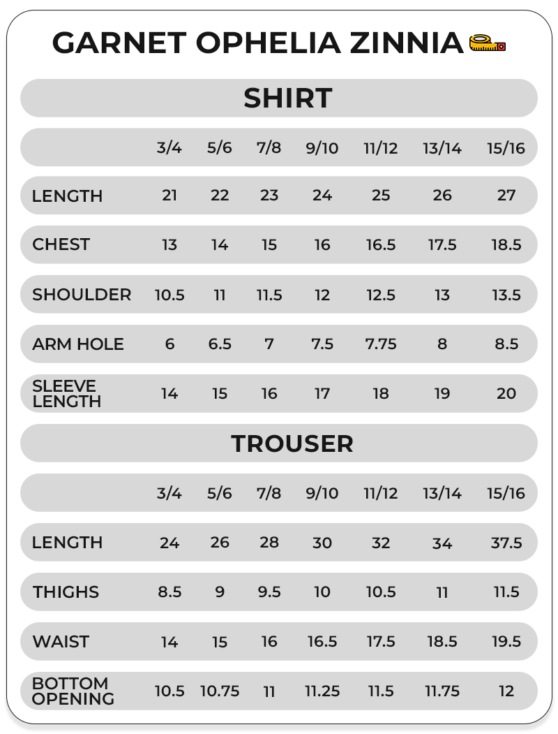 Size Chart Image