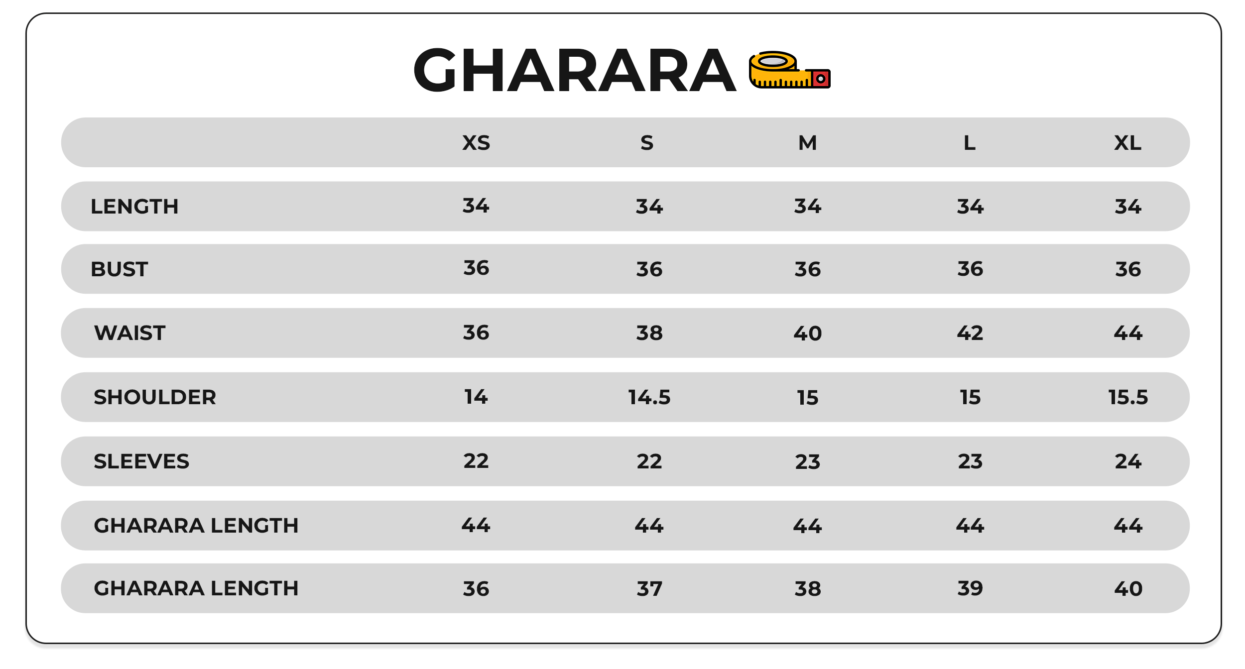 Size Chart Image