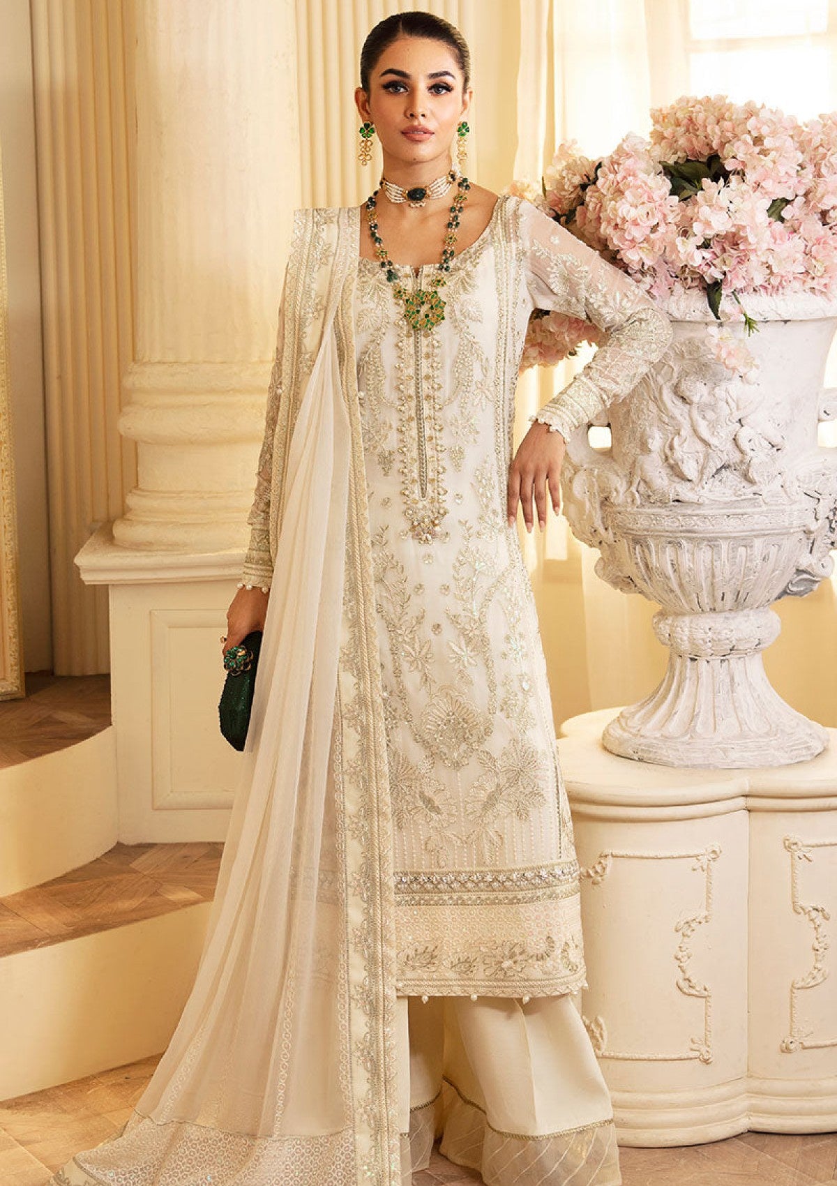 Formal Collection - Gulaal - Embroidered Chiffon - Vol 02 - GEC24#06 - Delphine