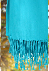 Plain Wool Shawl D - 17E - Ferozi