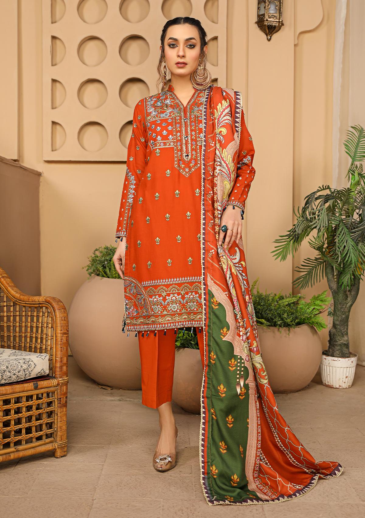 Winter Collection - Rubaaiyat - Emb Khaddar - Vol 2 - D#08