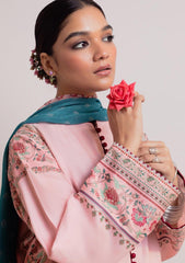 Lawn Collection - Zara Shahjahan - Coco - Prints - CP24#03 - Gulabi