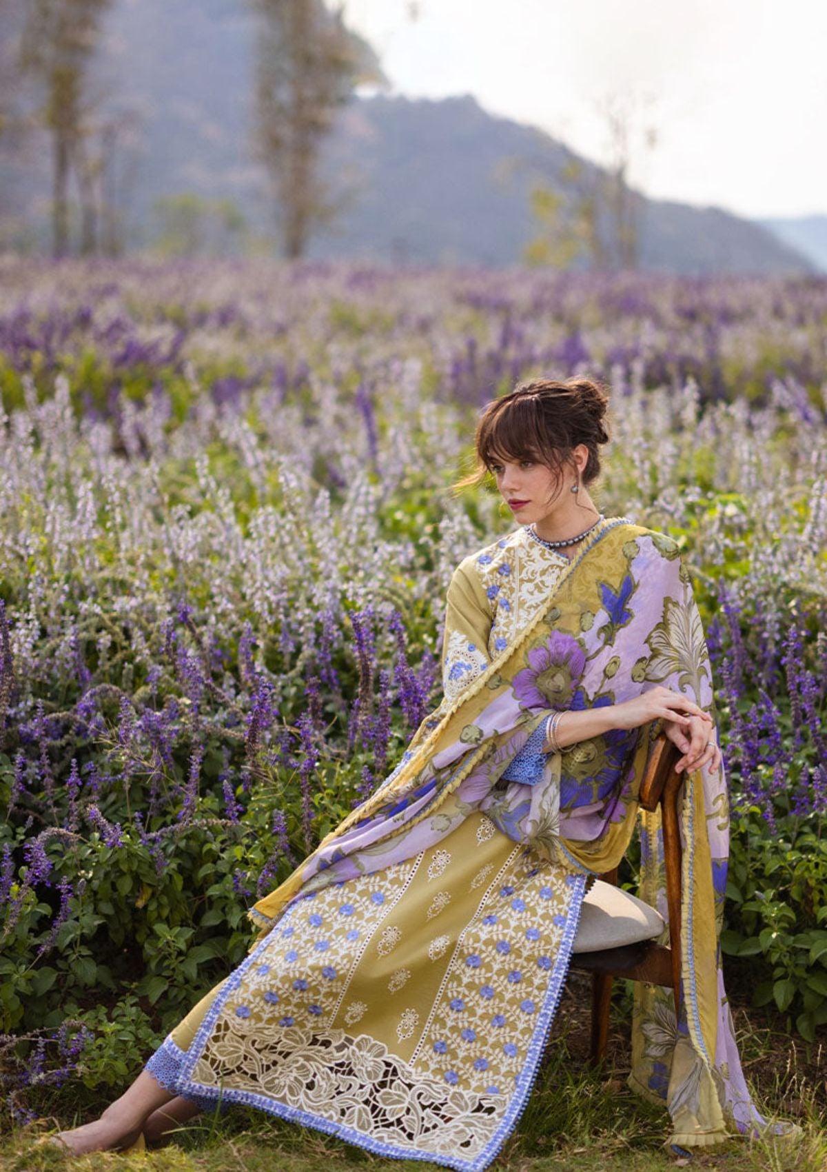 Lawn Collection - Mushq - Hemline - The Secret Garden - MH#4A