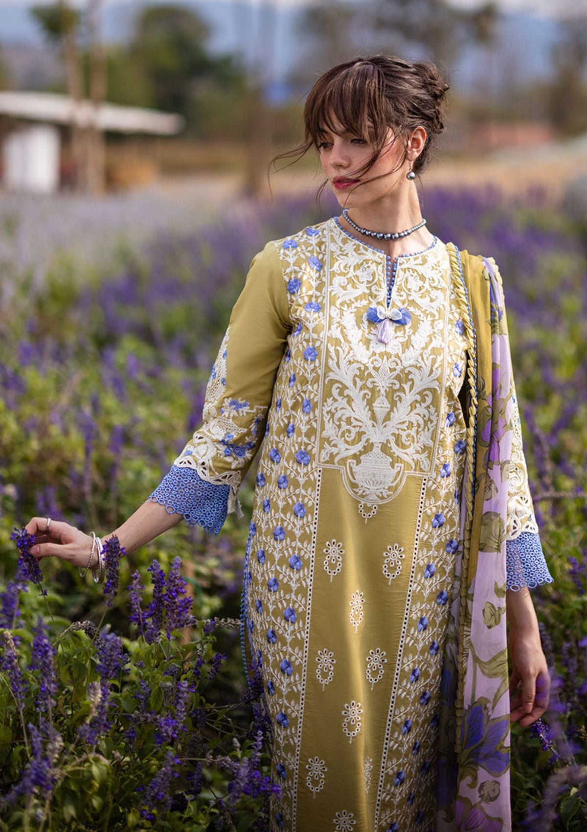 Lawn Collection - Mushq - Hemline - The Secret Garden - MH#4A