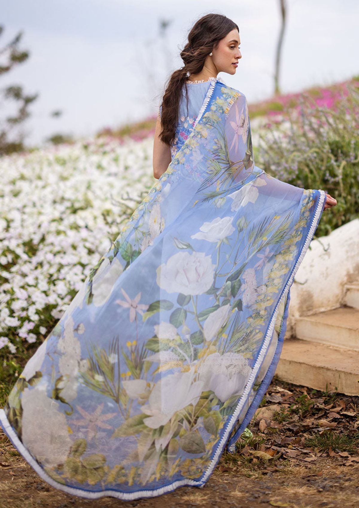 Lawn Collection - Mushq - Hemline - The Secret Garden - MH#8A