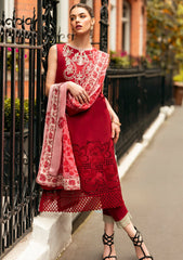 Lawn Collection - Mushq - Hemline Odyssey - HMC#06 - CRIMSON CHIC