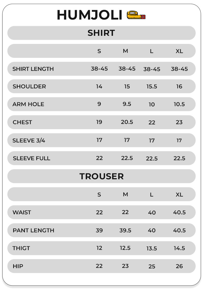 Size Chart Image