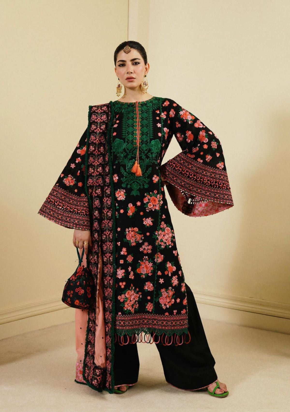 Lawn Collection - Hussain Rehar - Factory No 21 - Noir