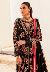 Formal Collection - Mashq - Sejal - Chiffon - BLACK IRIS (QS23-507)