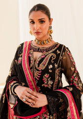 Formal Collection - Mashq - Sejal - Chiffon - BLACK IRIS (QS23-507)