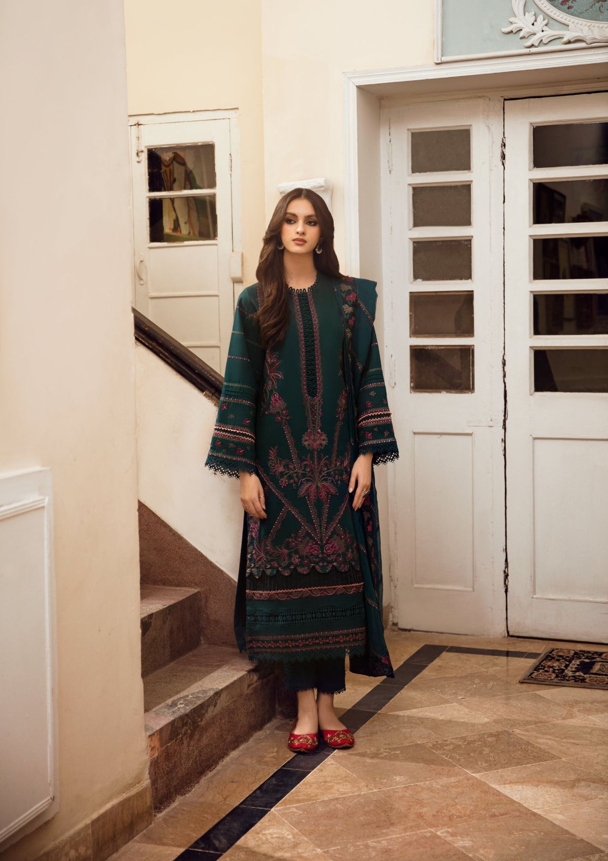 Winter Collection - Gisele - Kahani - GLADIOLUS GREEN