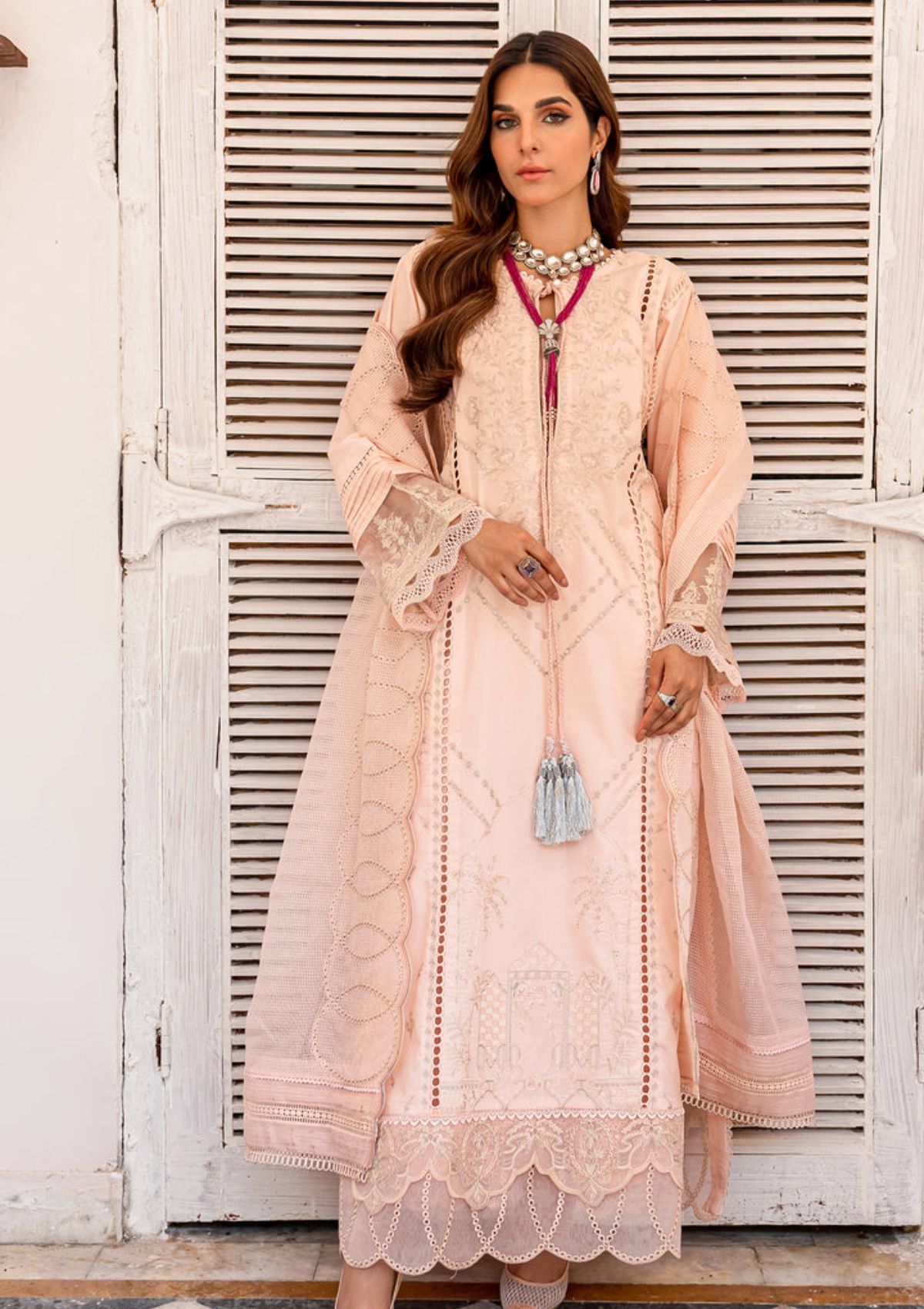 Lawn Collection - Maryum N Maria - Jashan-e-Eid - Pink Noveau (MLFD-139)