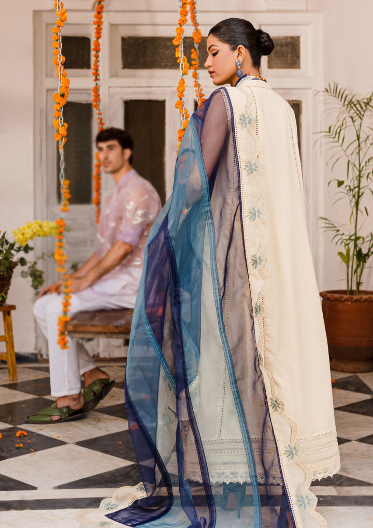 Maryum N Maria Luxury Lawn Collection 2024 - MS24-560 ESHE