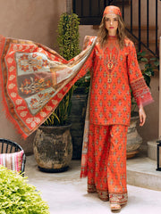 Lawn Collection - Esma - Korina - Crimson - 1321
