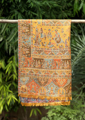 Pashmina Kani Jamawar Scarf D - 48 - Brown