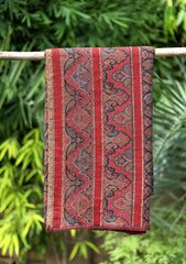 Pashmina Kani Jamawar Shawl D - 135 - Maroon