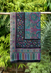 Pashmina Kani Jamawer Scarf D - 31 - Black