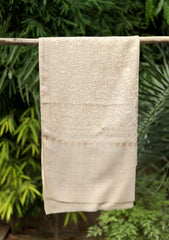 Pashmina Ari Work Shawl D - 200 - S Fawn
