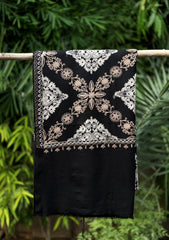Ari Work Wool Shawl D - 87 - Black