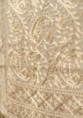 Pashmina Ari Work Shawl D - 200 - S Fawn