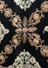 Ari Work Wool Shawl D - 87 - Black