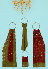 Linen Chunri 3 Pcs D#170