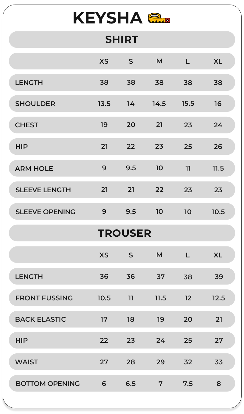 Size Chart Image