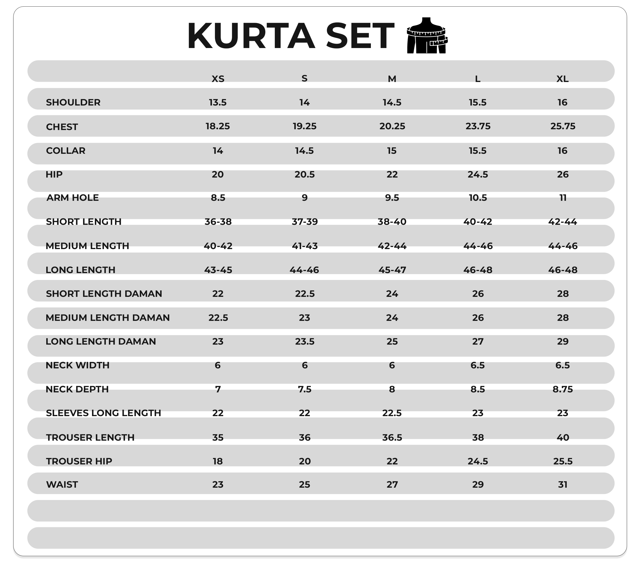 Size Chart Image