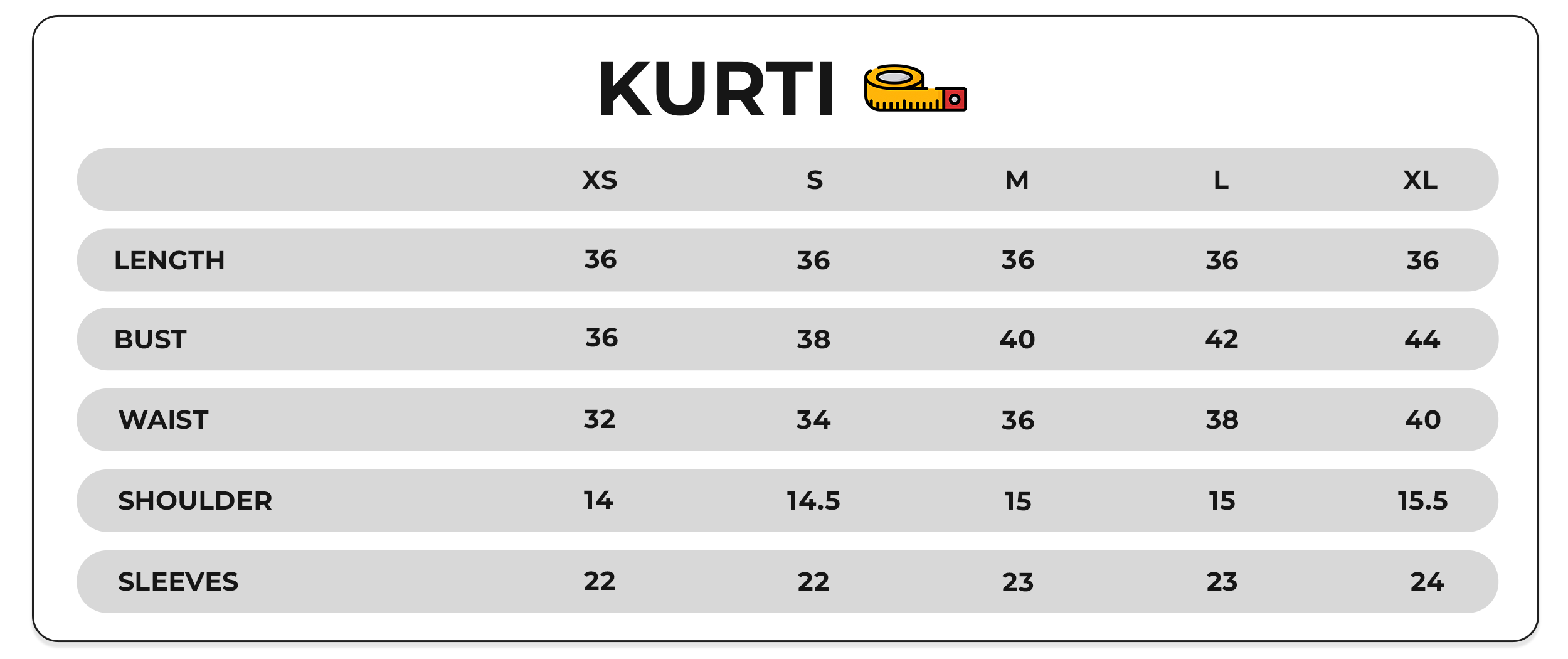 Size Chart Image